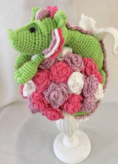 Drache Delmira ( Beschützerin der Rosen )