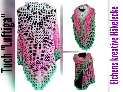 Häkeln Dreieckstuch "Luftiga"