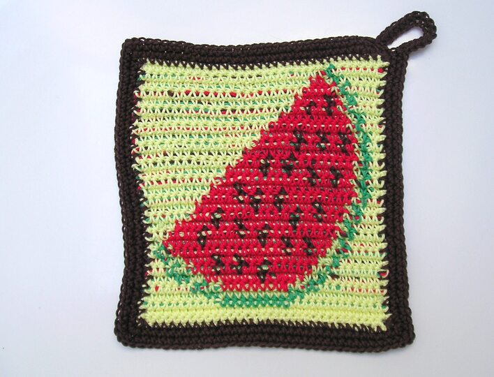 Häkelanleitung Toplappenset "Melone"