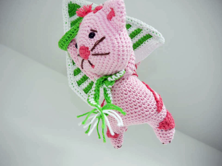 Fliegende Katze Häkelanleitung Summer-2018