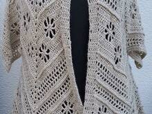 Nubes - Häkelweste, Häkeljacke Größe 36 -68 EU Damen