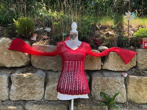 Pulli mit Trompetenärmel Marilyn