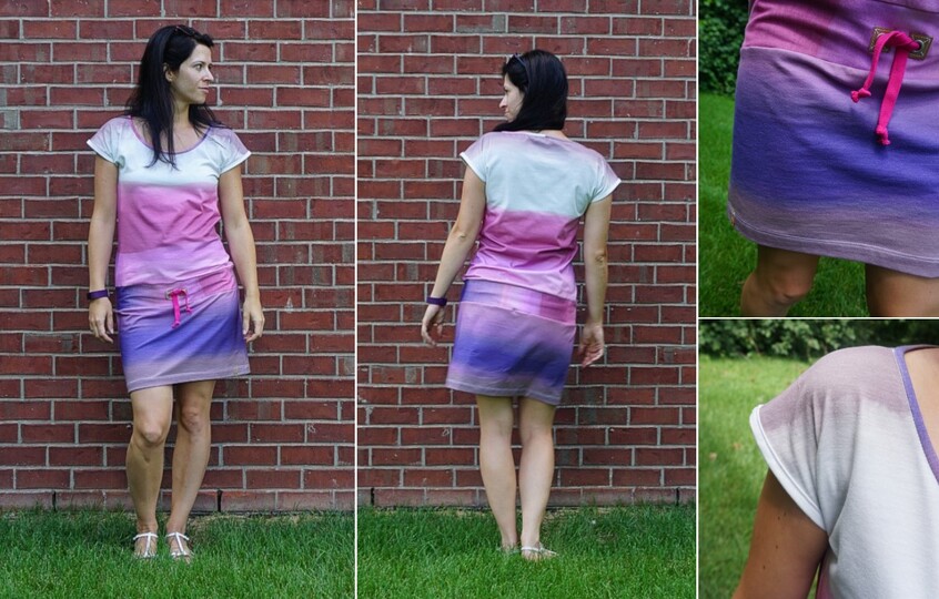 Schnittmuster Damen Shirt Kleid PDF – Sommerkleid nähen 32–48