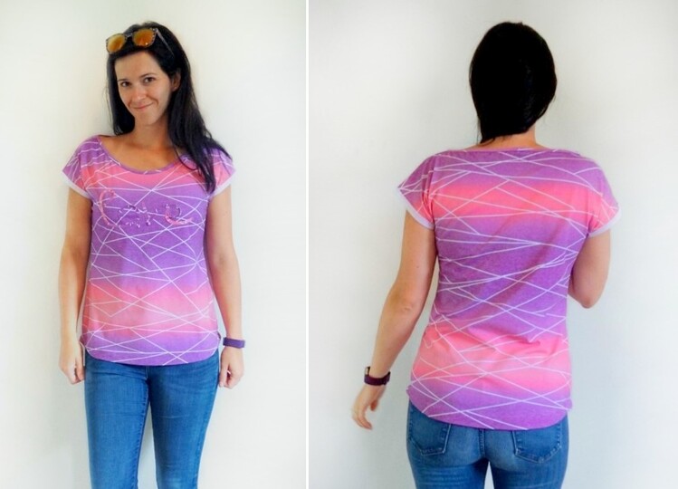 Schnittmuster Damen Shirt Kleid PDF – Sommerkleid nähen 32–48