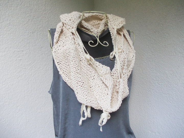 Strickanleitung Shirt oder Schal/Loop, Top, größenvariabel