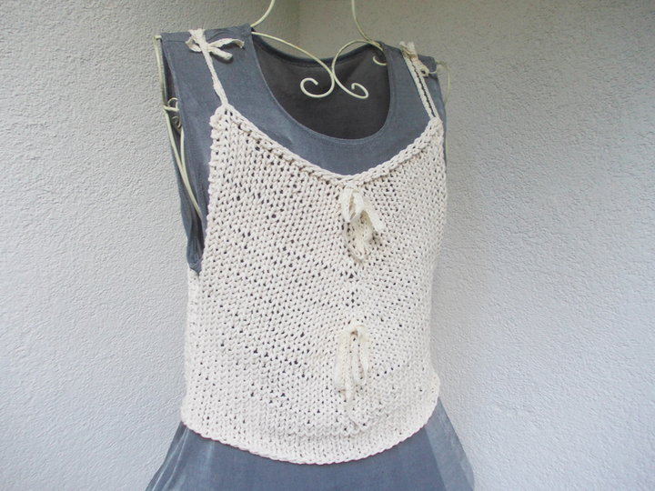 Strickanleitung Shirt oder Schal/Loop, Top, größenvariabel