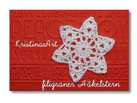 Filigraner Häkelstern