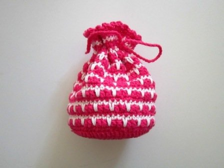 H&auml;kelanleitung kleines S&auml;ckchen STONE f&uuml;r Aufbewahrung und Geschenke - Bild 2