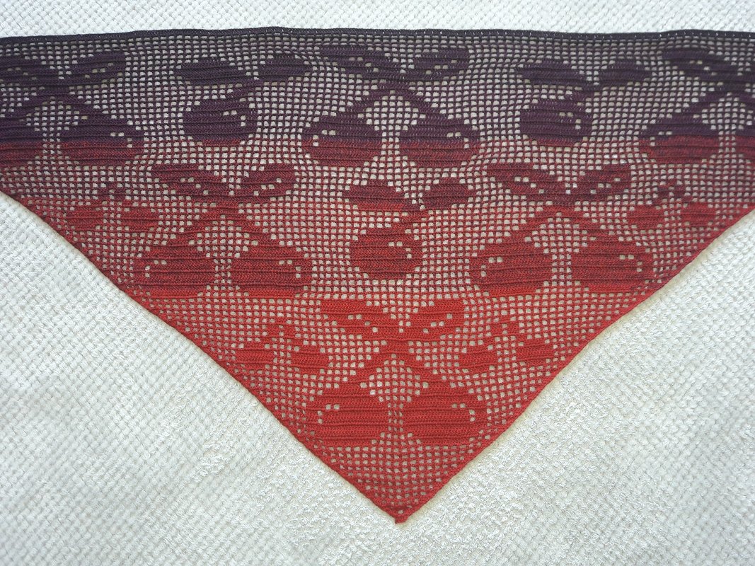 Dreieckstuch "süße Kirschen"