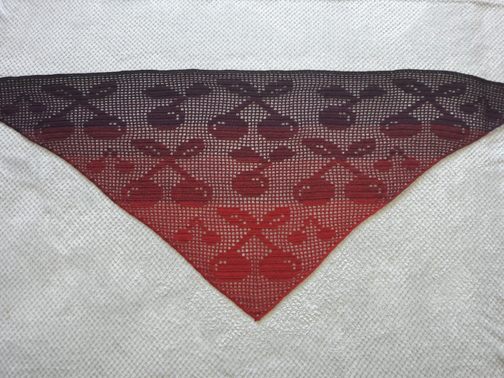 Dreieckstuch "süße Kirschen"