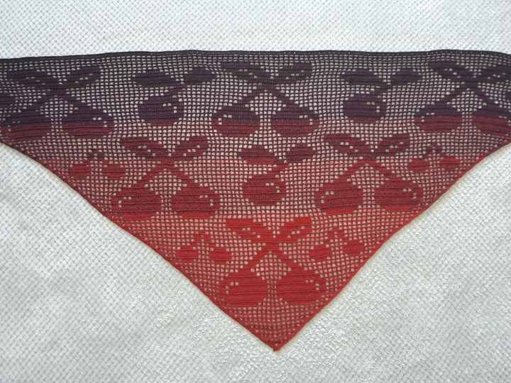 Dreieckstuch "süße Kirschen"