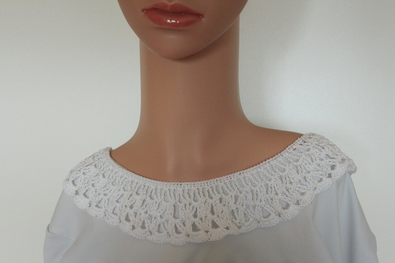 Gehäkelter Kragen - Spitzenkragen