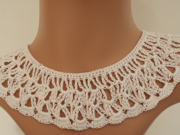 Gehäkelter Kragen - Spitzenkragen