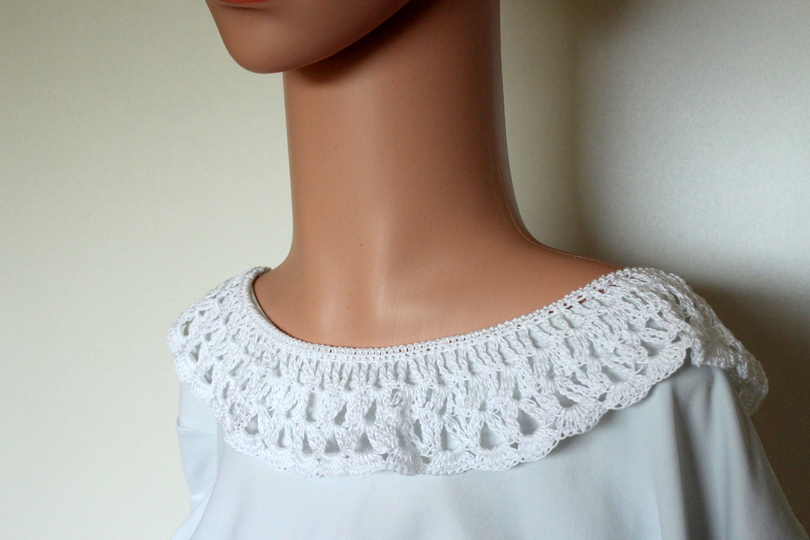 Gehäkelter Kragen - Spitzenkragen