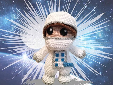 Astronaut Häkelanleitung Amigurumi