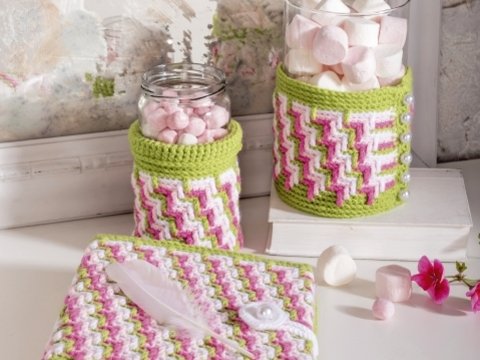 Gehäkelte Ordnungshelfer