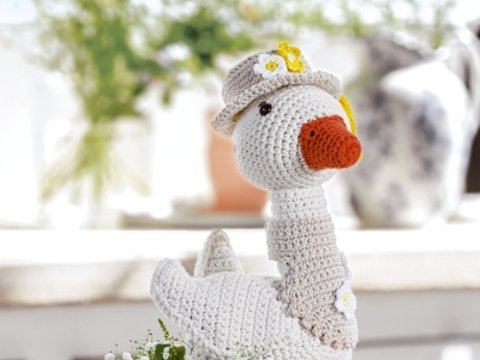 Gehäkelte Gans