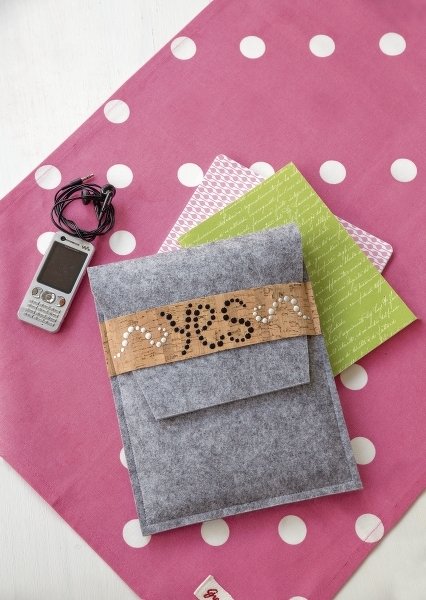 Genähte iPad-Hülle „YES“