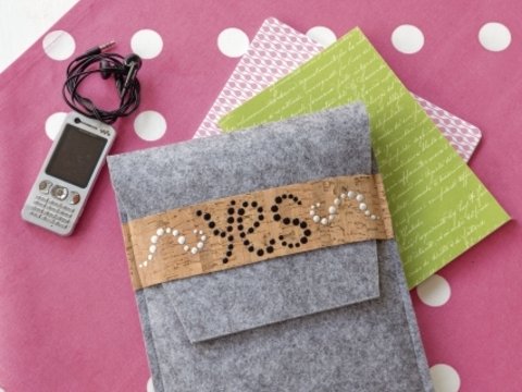 Genähte iPad-Hülle „YES“