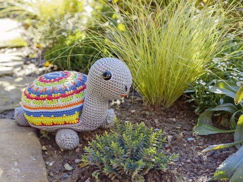 Gehäkelte Schildkröte