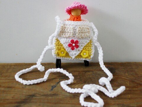 Häkelanleitung Hippie-Bus Ibiza