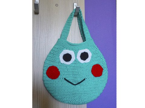 Häkelanleitung: Froschtasche