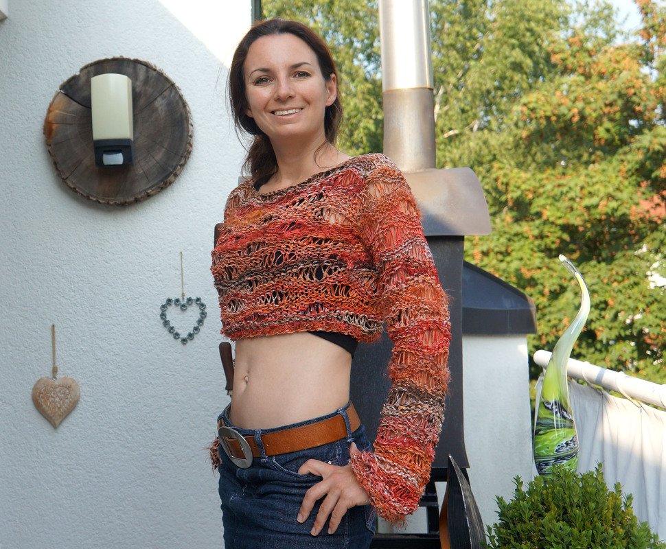 Kurzpullover Lazy Artyarn