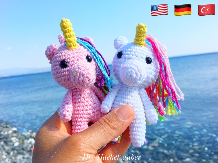 Kleines Einhorn (Schlüsselanhänger, Taschenbaumler)