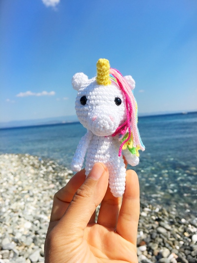 Kleines Einhorn (Schlüsselanhänger, Taschenbaumler)