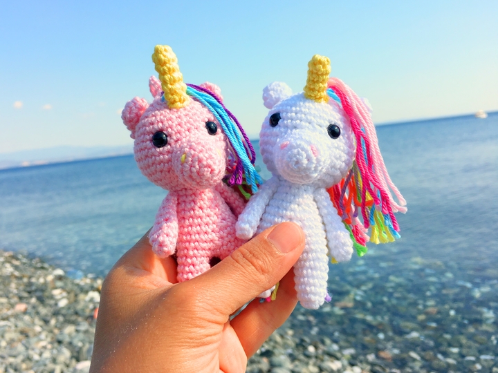 Kleines Einhorn (Schlüsselanhänger, Taschenbaumler)