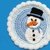Häkelanleitung Schneemann Applikation - Aufnäher Patch