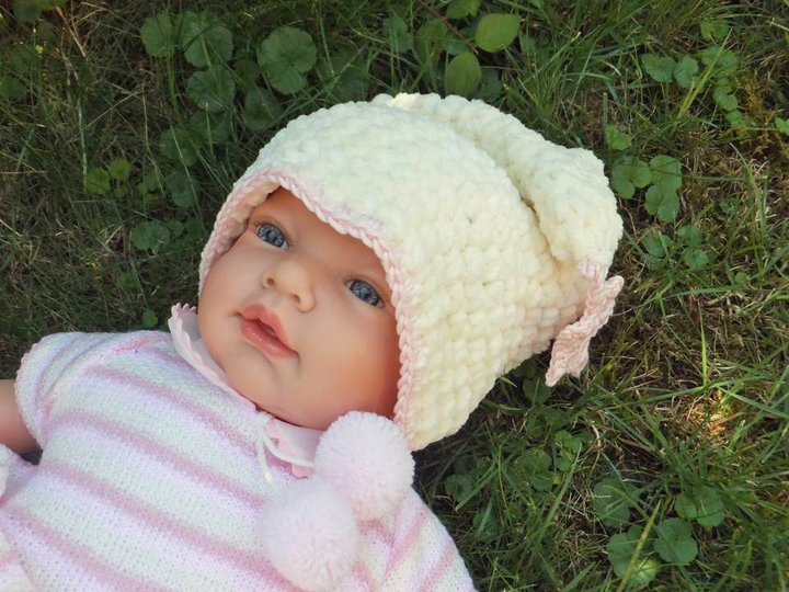 samtige Mütze für Puppen und Babys