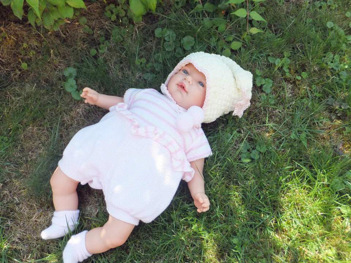 samtige Mütze für Puppen und Babys