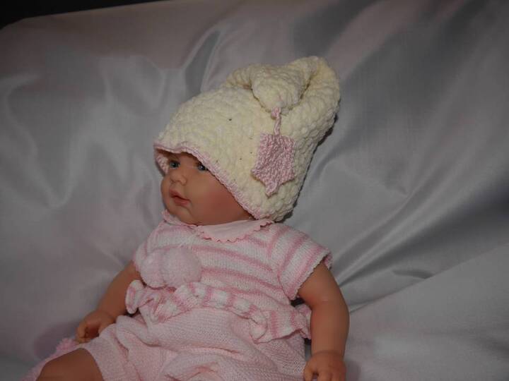 samtige Mütze für Puppen und Babys