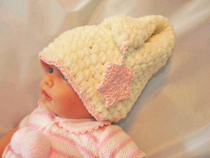 samtige Mütze für Puppen und Babys