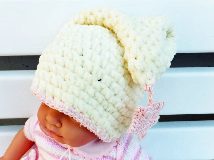 samtige Mütze für Puppen und Babys