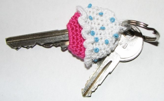Häkelanleitung Schlüsselhülle Muffin - Bild 3