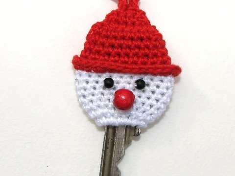 Häkelanleitung Schlüsselhülle - Wichtel