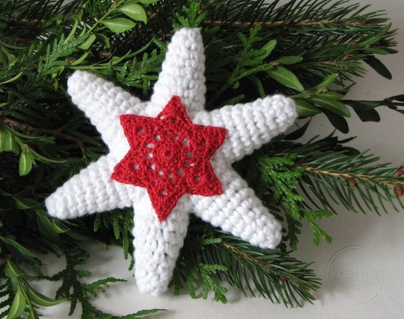 Häkelanleitung Sterne - zwei Varianten - Weihnachtssterne