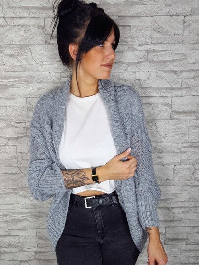 124 Strickanleitung Seelenwärmer total verzopft Alize