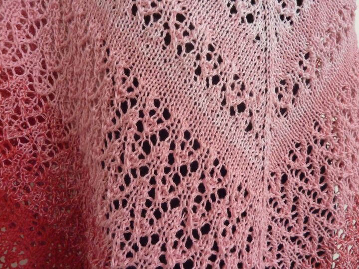 Strickanleitung - Tuch "Fuchsia"
