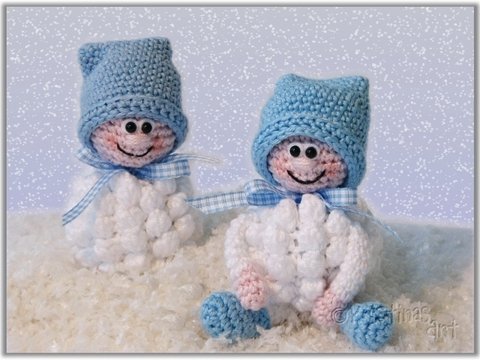 Häkelanleitung Schneeflöckchen - Amigurumi