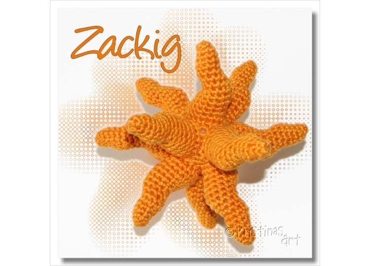 Häkelanleitung Zackig - Amigurumi