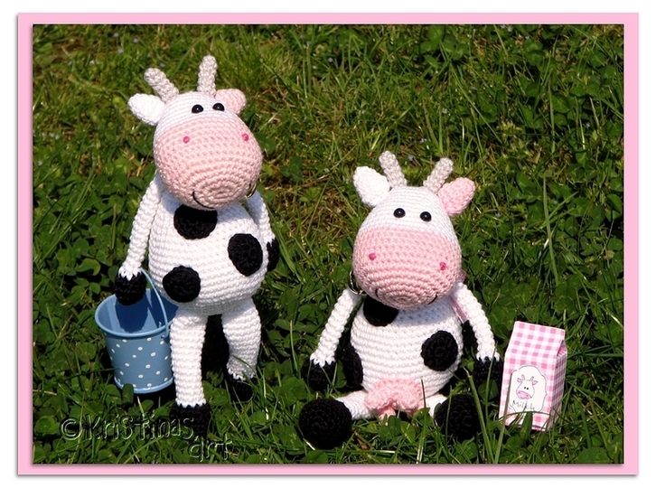 Häkelanleitung Kuh - Amigurumi