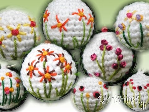 Häkelanleitung - Stickanleitung Kugel und Ei