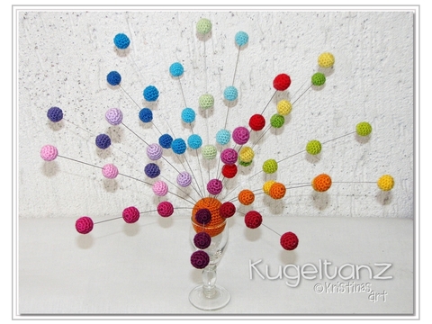 Häkelanleitung Tischmobile - Kugeltanz