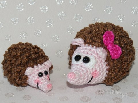Häkelanleitung Igel - 2 Größen - Amigurumi