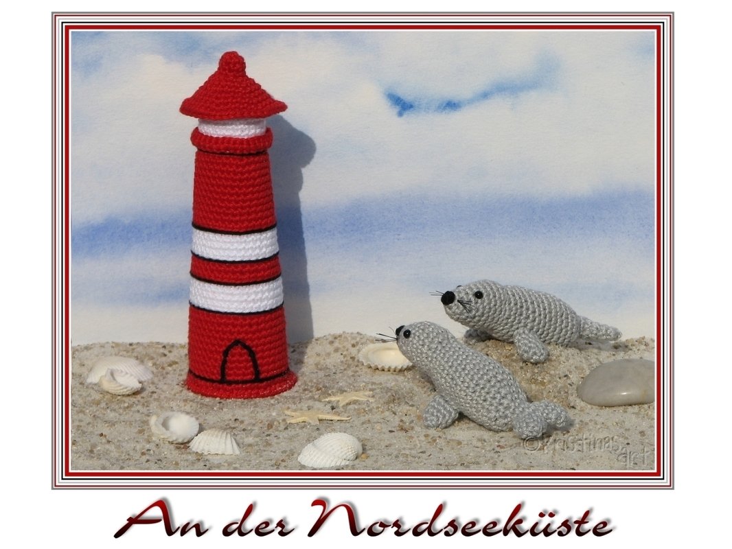 Häkelanleitung Leuchtturm und Seehund - Bild 2