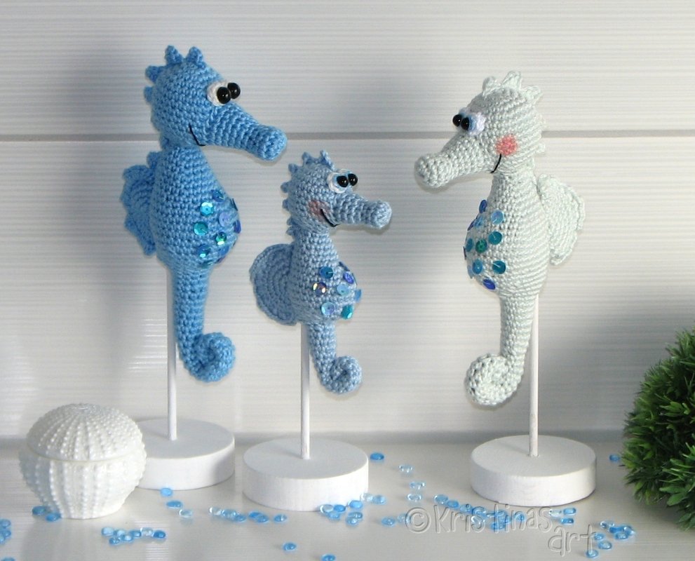 Häkelanleitung Seepferdchen Babbels - Amigurumi