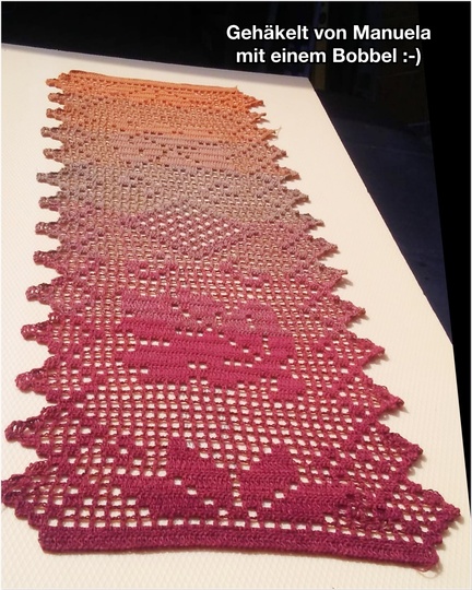 Häkeln / Tischläufer / Herbstlaub